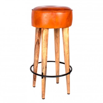 Tabouret en cuir - Devis sur Techni-Contact.com - 2