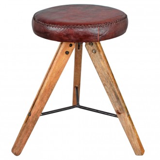 Tabouret en cuir - Devis sur Techni-Contact.com - 30