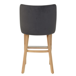 Tabouret en velours gris - Devis sur Techni-Contact.com - 5