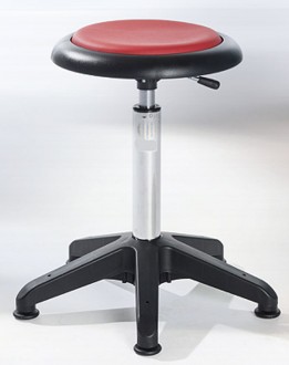 Tabouret ergonomique réglable en simili cuir - Devis sur Techni-Contact.com - 1