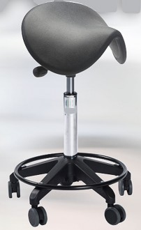 Tabouret ergonomique selle à roulettes - Devis sur Techni-Contact.com - 1