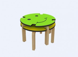 Tabouret rond empilable - Devis sur Techni-Contact.com - 1