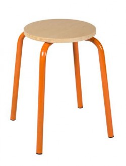 Tabouret scolaire rond - Devis sur Techni-Contact.com - 1