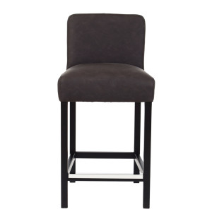 Tabouret simili cuir marron - Devis sur Techni-Contact.com - 2