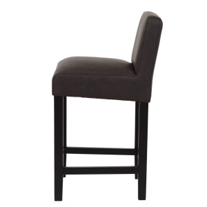 Tabouret simili cuir marron - Devis sur Techni-Contact.com - 3