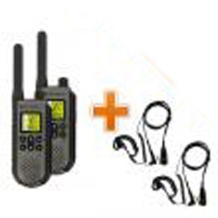 Talkie-Walkie Motorola T7 + Oreillettes micro écouteur confort - Devis sur Techni-Contact.com - 1