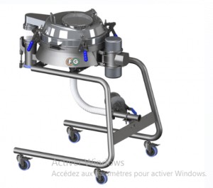 Tamiseur vibrant transfert pneumatique - Devis sur Techni-Contact.com - 1