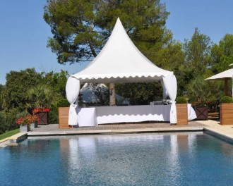 Tente pliante 9 m² hexagonal - Devis sur Techni-Contact.com - 1