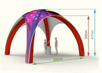 Tente publicitaire gonflable - Devis sur Techni-Contact.com - 8