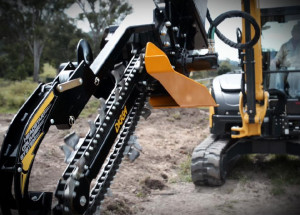 Trancheuse de sol pour minipelle 1 à 8 tonnes - Devis sur Techni-Contact.com - 1