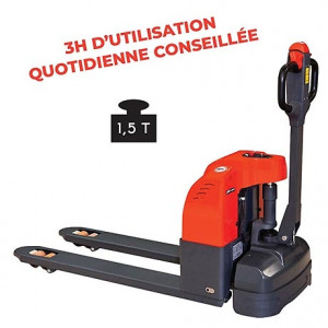 Transpalette électrique peseur charge 1500 kg - Devis sur Techni-Contact.com - 2