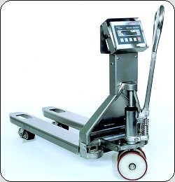 Transpalette manuel peseur inox 2000 KG - Devis sur Techni-Contact.com - 1