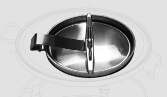 Trappe ovale à pression - Devis sur Techni-Contact.com - 1