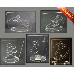 Trophées plexiglas rectangulaires - Devis sur Techni-Contact.com - 4