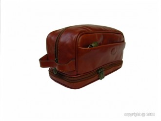 Trousse de toilette de voyage en cuir - Devis sur Techni-Contact.com - 1