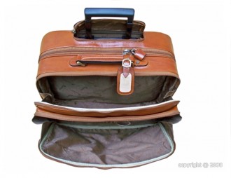 Valise de cabine cuir avec trolley - Devis sur Techni-Contact.com - 2