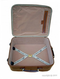 Valise de cabine en cuir coloris caramel - Devis sur Techni-Contact.com - 2