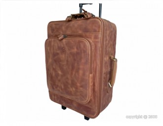 Valise en cuir Arizona avec trolley - Devis sur Techni-Contact.com - 1