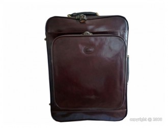 Valise en cuir de vachette avec trolley - Devis sur Techni-Contact.com - 1