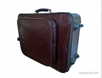 Valise en cuir de vachette avec trolley - Devis sur Techni-Contact.com - 2