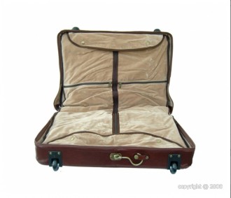 Valise porte-habit en cuir coloris fauve - Devis sur Techni-Contact.com - 2