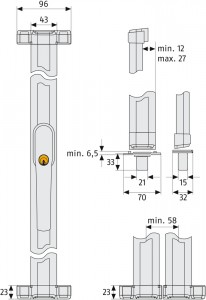 Verrou multi-points fenêtre à tringle - Devis sur Techni-Contact.com - 3