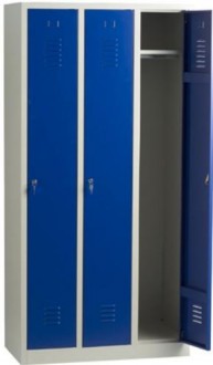 Vestiaire industrie propre monobloc 3 cases - Devis sur Techni-Contact.com - 1