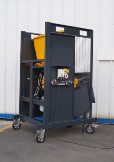 Videur retourneur de poubelle chantier 400 litres VDC130° - Devis sur Techni-Contact.com - 3