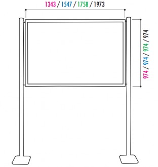 Vitrine d'affichage sur poteau - Devis sur Techni-Contact.com - 2