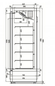 Vitrine grande capacité pour produits frais - Devis sur Techni-Contact.com - 4