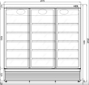 Vitrine grande capacité pour produits frais - Devis sur Techni-Contact.com - 5