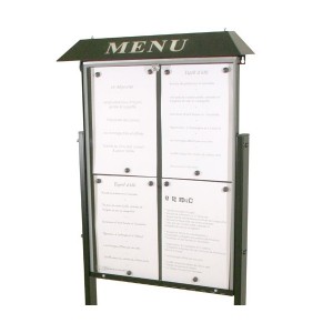 Vitrine porte menu grand format - Devis sur Techni-Contact.com - 1