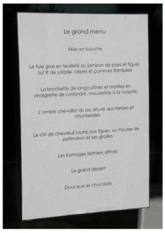 Vitrine Porte menu intérieur en plexiglas - Devis sur Techni-Contact.com - 1