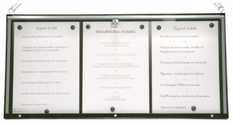 Vitrine porte menu pour intérieur - Devis sur Techni-Contact.com - 1