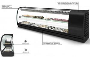 Vitrines 4 plateaux pour sushis - Devis sur Techni-Contact.com - 6