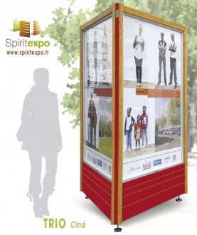 Vitrines affichage sur pieds pour affichage extérieur - Devis sur Techni-Contact.com - 2