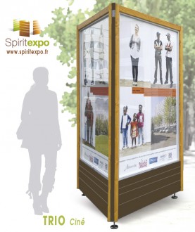 Vitrines affichage sur pieds pour affichage extérieur - Devis sur Techni-Contact.com - 4