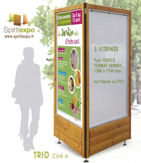 Vitrines affichage sur pieds pour affichage extérieur - Devis sur Techni-Contact.com - 6