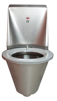 WC automatique hygiénique suspendu inox - Devis sur Techni-Contact.com - 2